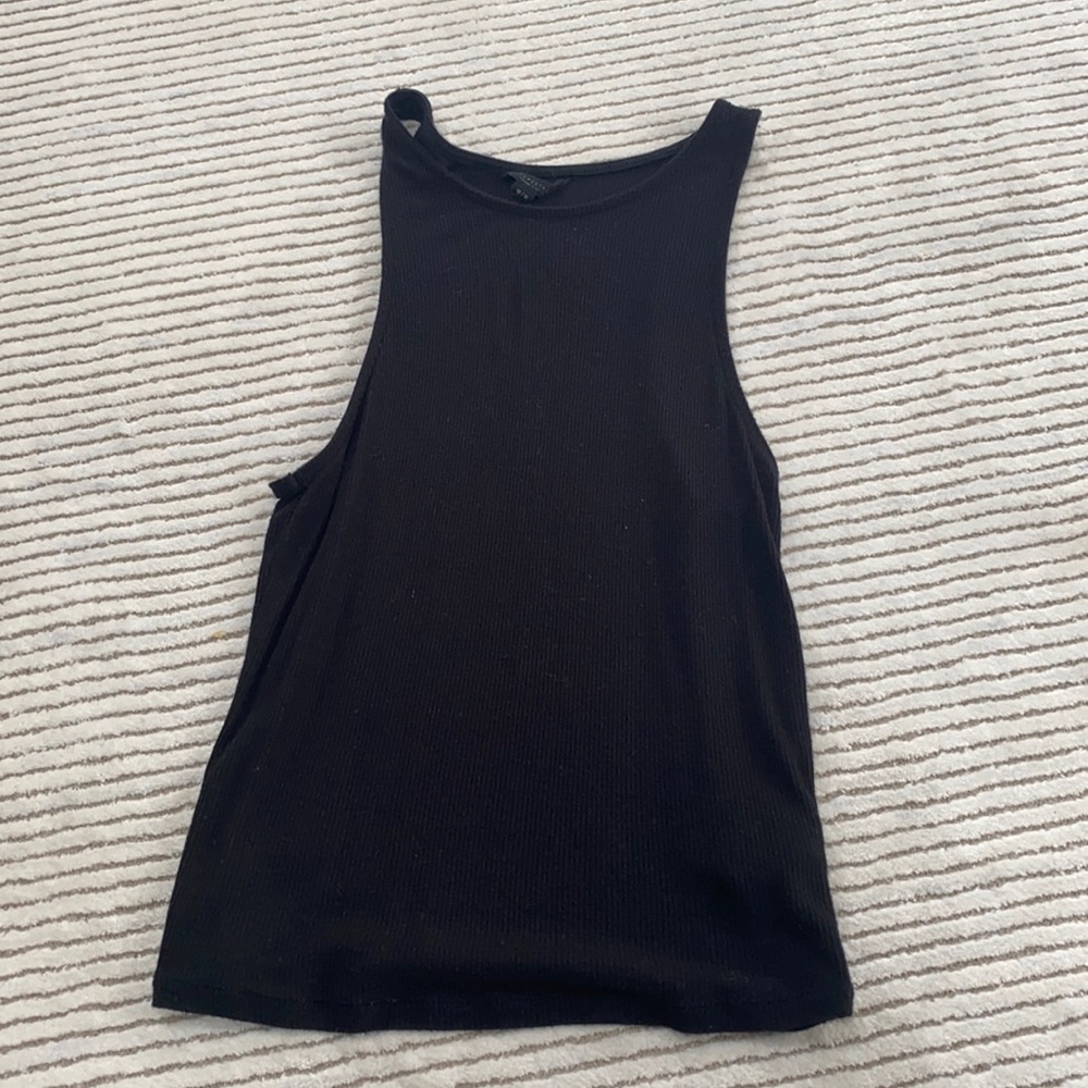 black tank top